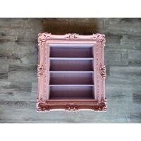 Pink Ornate Hanging Display Shelf Victorian Spice Rack, Nail Polish Organizer | Etsy (US)