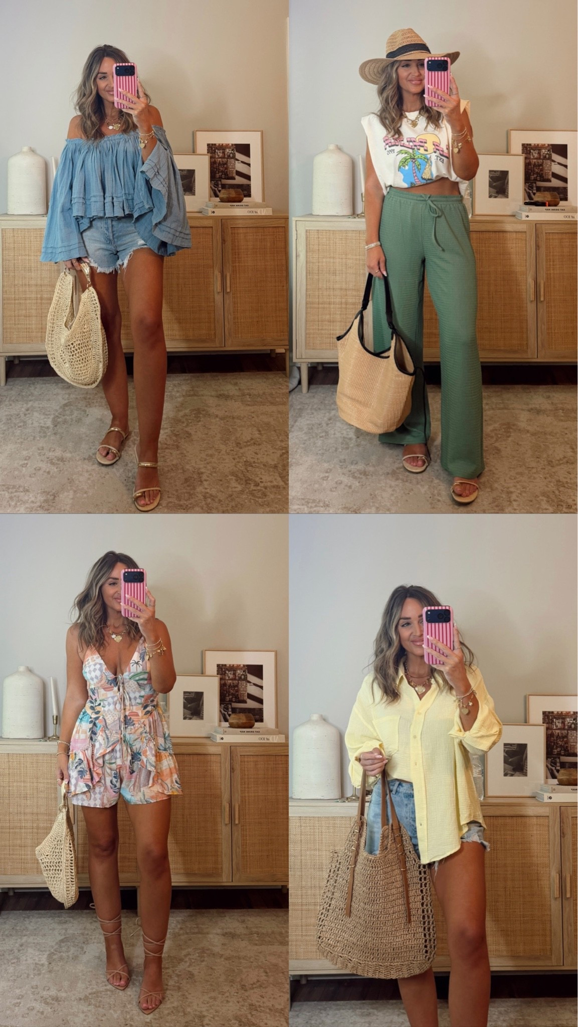 40% off with LEANN40, if expired use code LEANN35 what to pack: summer vacay edition! ✨🌴 size S blue top, size M shorts/pants, sized up to a L in the yellow button down, size M romper but could have done a S. summer outfits, summer dress, beach vacation outfits @VICI

#LTKootd