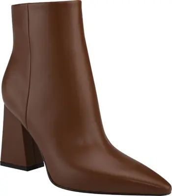 Marc Fisher LTD Kulika Leather Pointed Toe Bootie | Nordstrom | Nordstrom