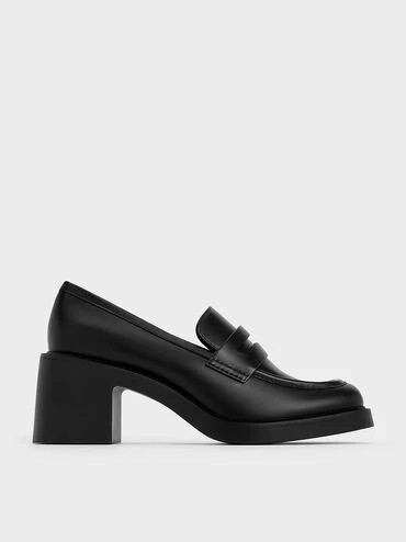 Hester Loafer Pumps
 - Black | Charles & Keith CA