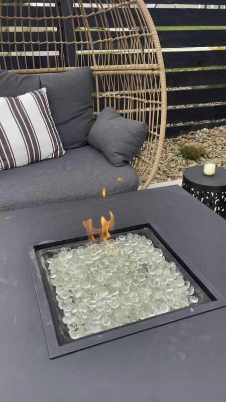 COME ON IN: New fire glass made a huge difference in our fire table! Linking it here for you 🫶🏼

#LTKFind #LTKunder50 #LTKhome