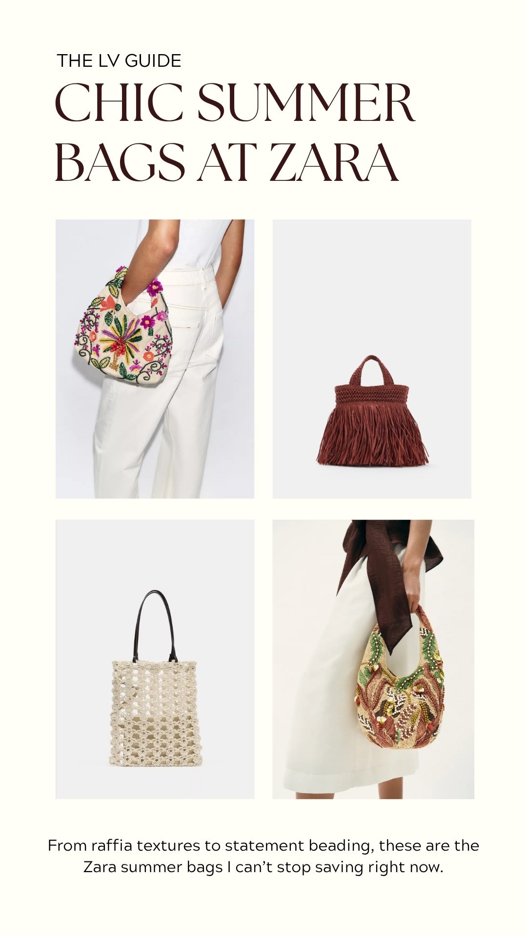 Zara has been so good lately! Rounded up the summer bags currently catching my eye

#LTKSeasonal #LTKootd #LTKTravel