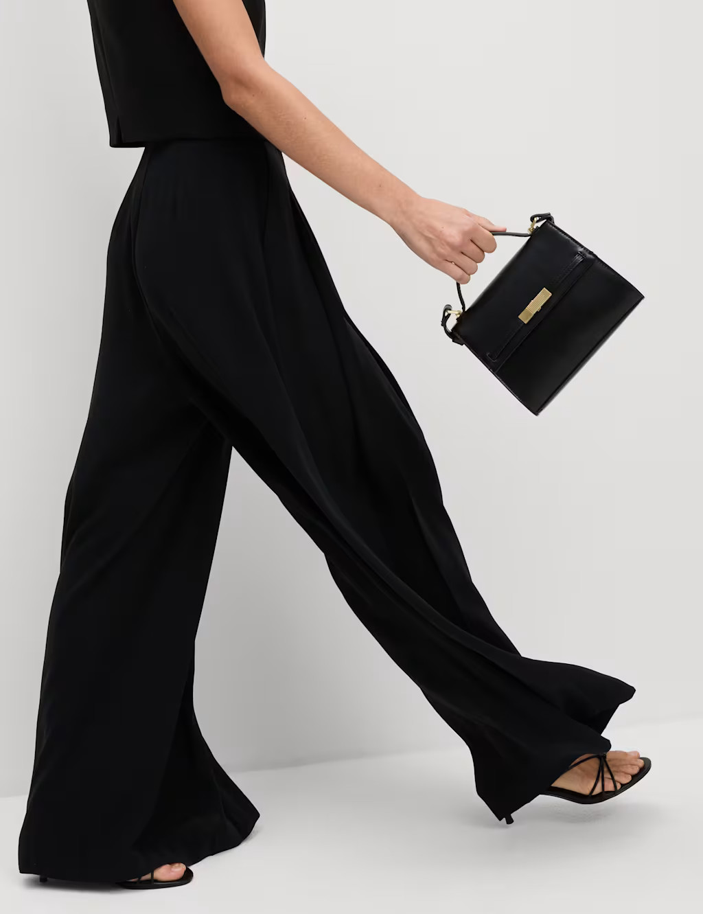 Knife Pleat High Waisted Trousers | Marks & Spencer (UK)