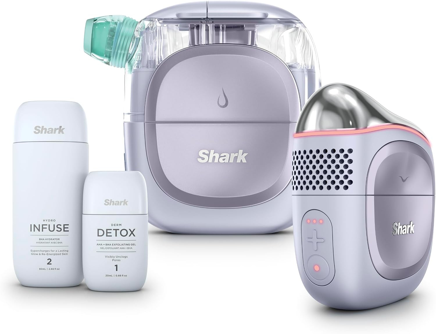 Shark FacialPro Glow at-Home Hydro-Powered Facial System with DePuffi Hot & Cold Therapy – Prof... | Amazon (US)
