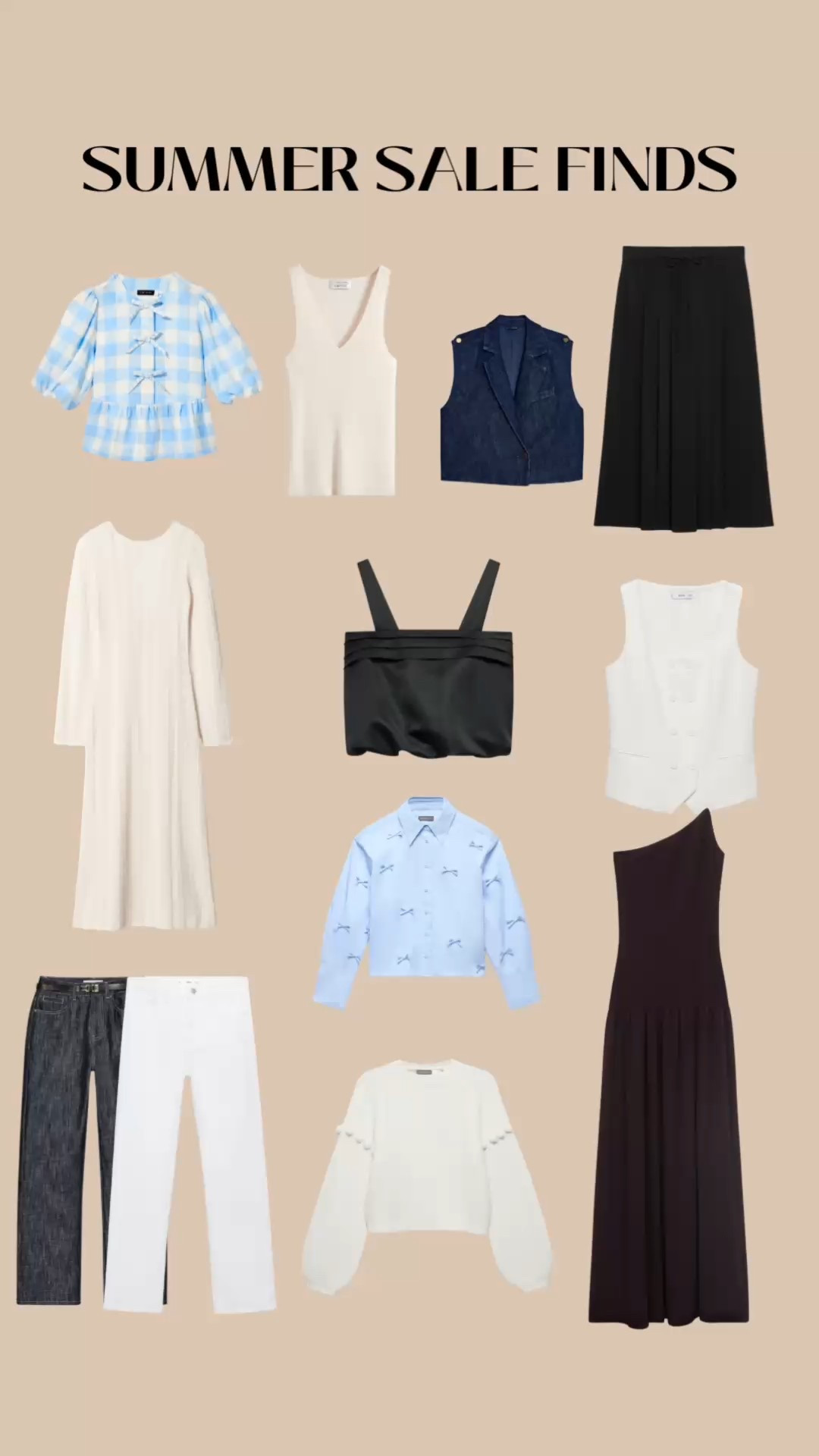 Sale picks from the high street!

Summer outfits, beach cover up, jeans and a nice top, summer dresses, blue shirt, blue gingham too, denim waistcoat, white waistcoat, white jeans, black satin top

#LTKStyleTip #LTKSaleAlert #LTKFindsUnder50