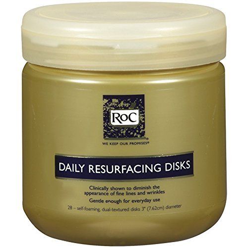 RoC Daily Resurfacing Facial Disks, Exfoliating Makeup Removing Pads with Skin-Conditioning Clean... | Walmart (US)