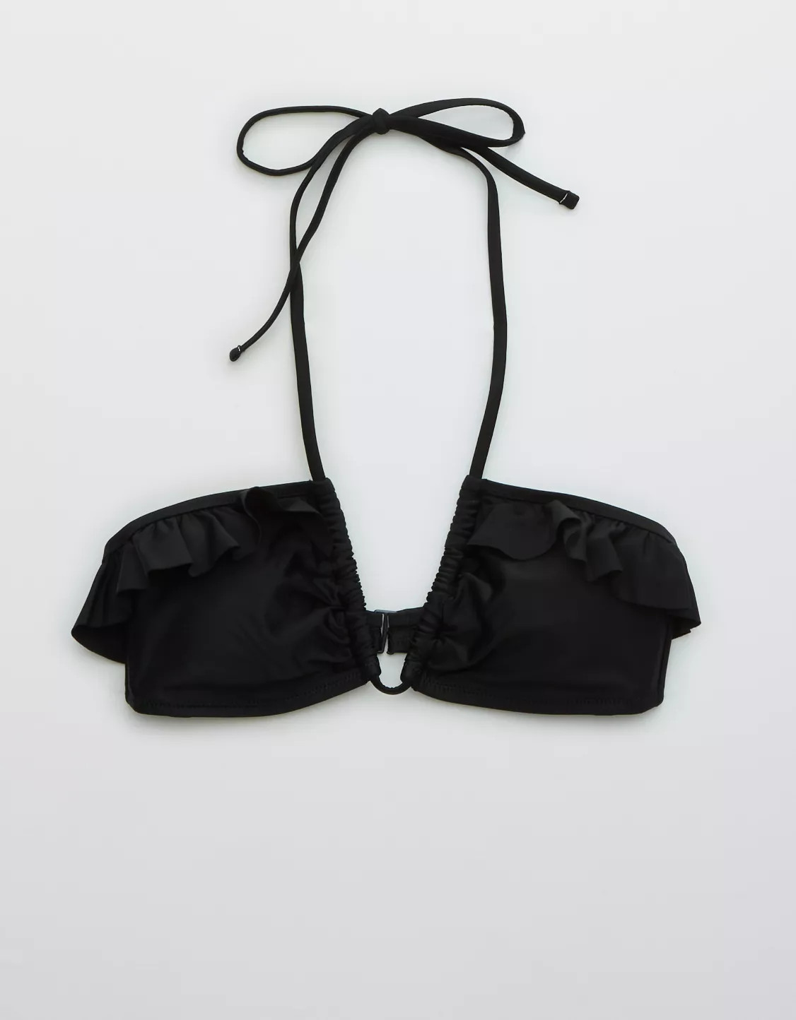 Aerie Ruffle Halter Bikini Top | American Eagle Outfitters (US & CA)