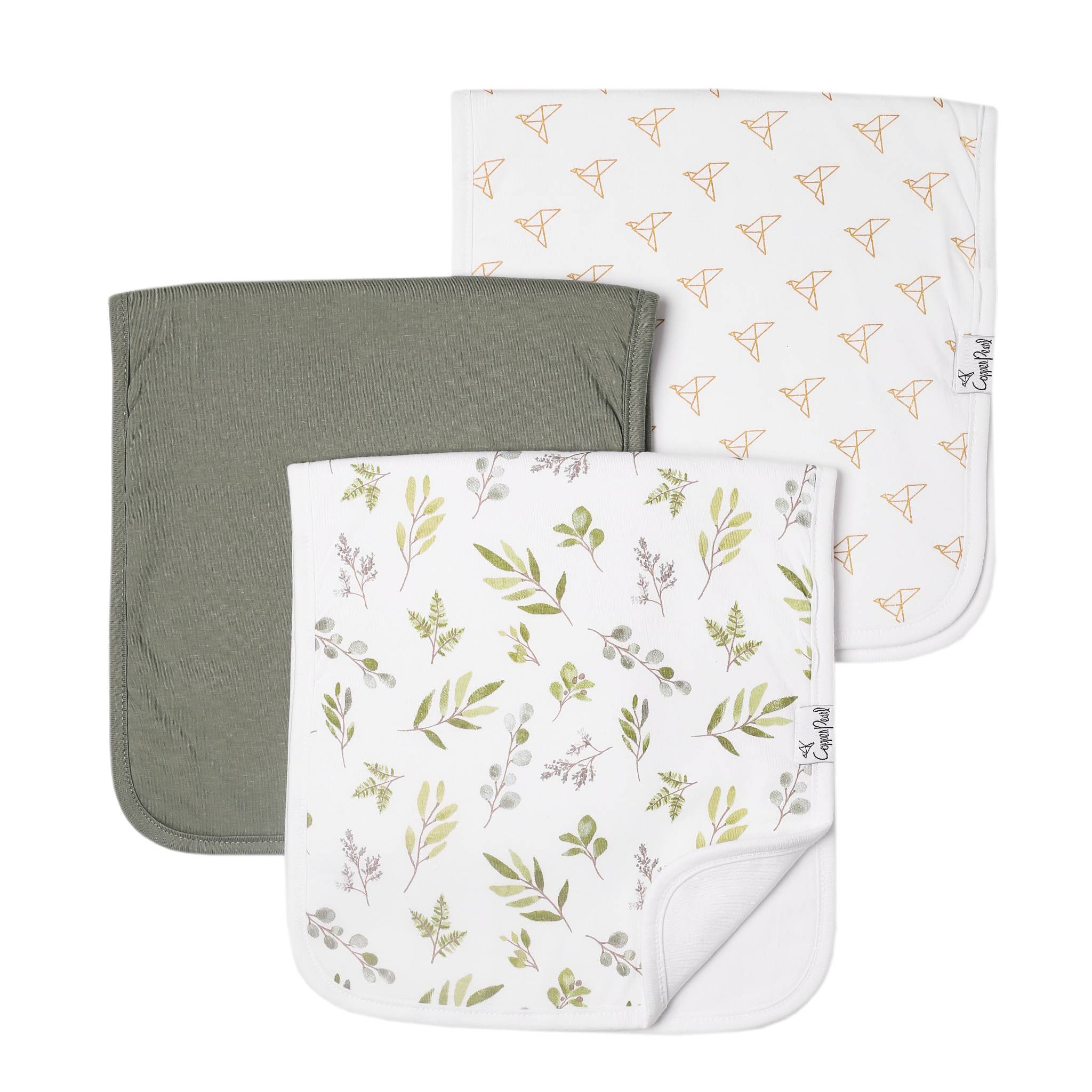 Premium Burp Cloths | Copper Pearl