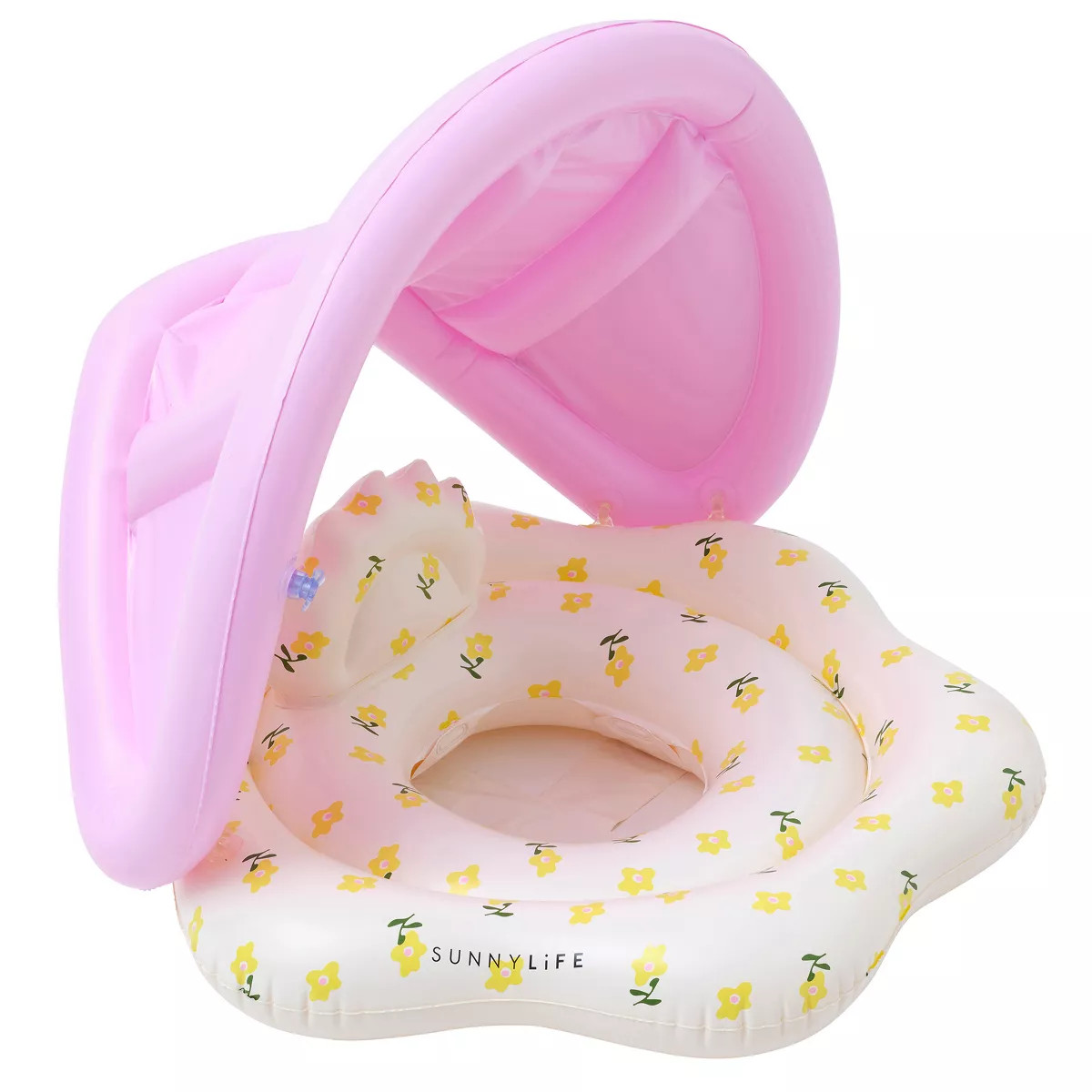 Sunnylife Baby Float - Mima Fairy Lemon Lilac, Inflatable Tube, Shade, Head Rest | Target