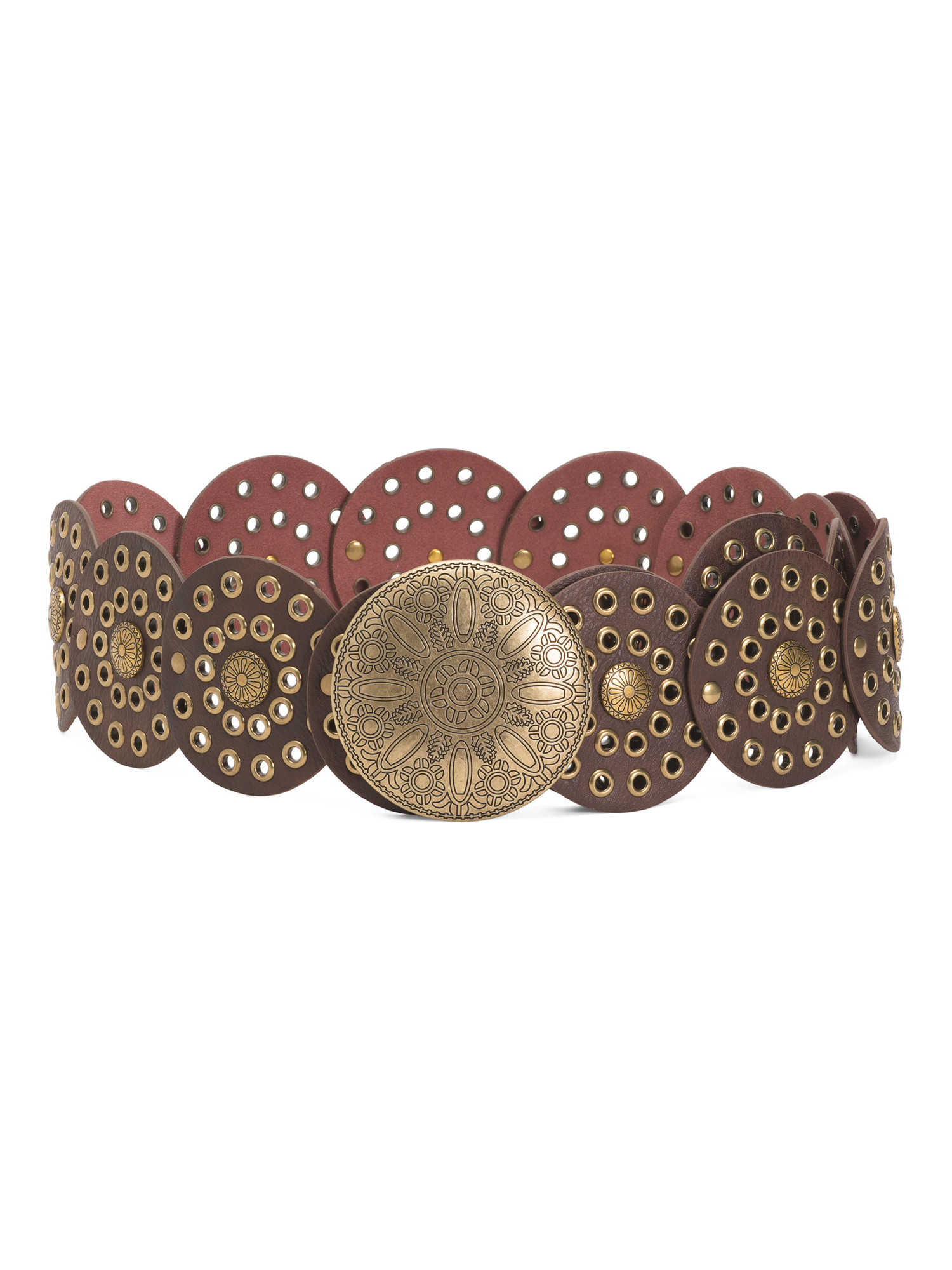 Leather Western Disc Belt | TJ Maxx