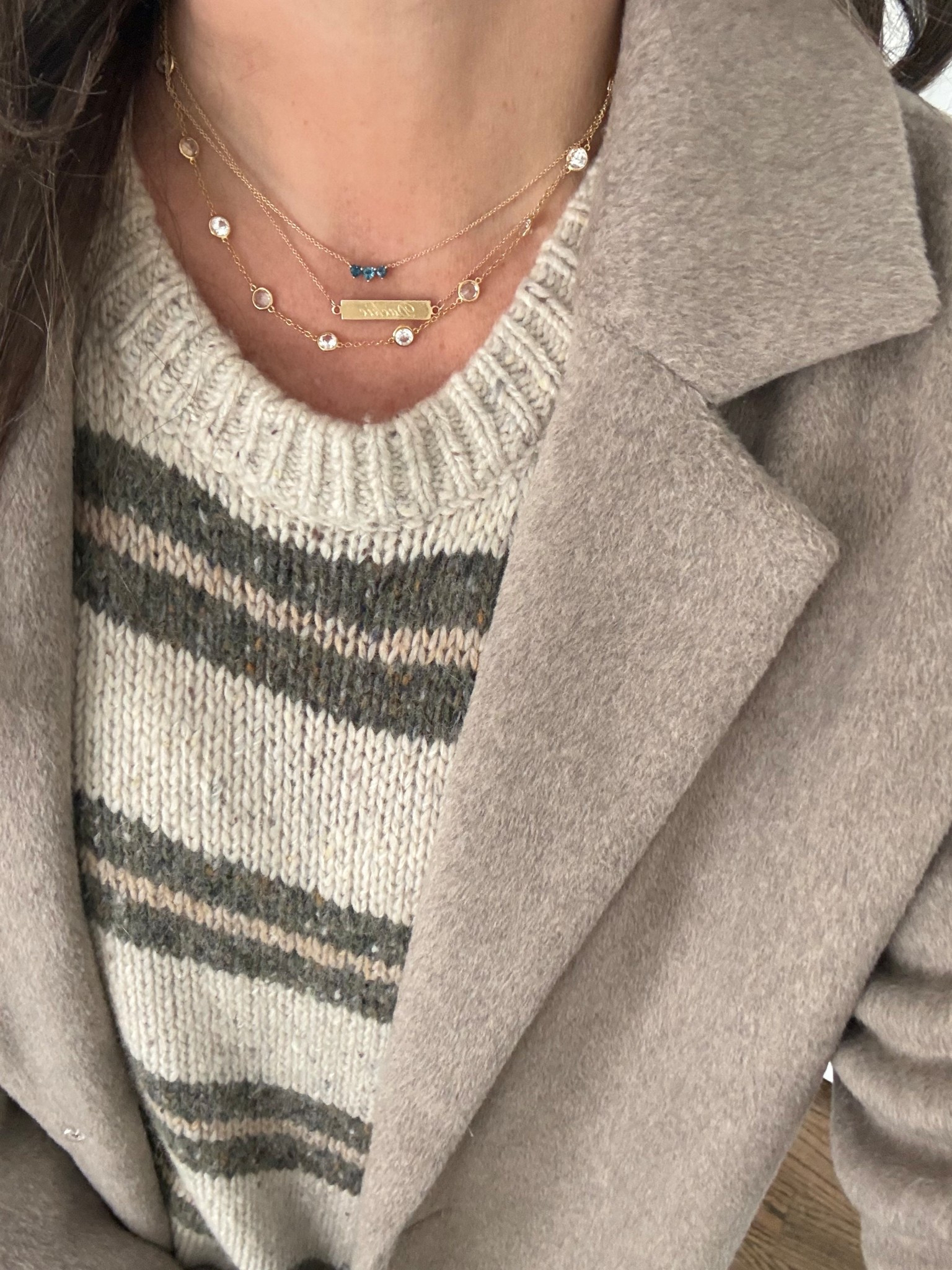 Today’s necklace stack! My heart necklace is currently on sale and sparks so much joy!! 

#LTKValentine #LTKootd #LTKSaleAlert