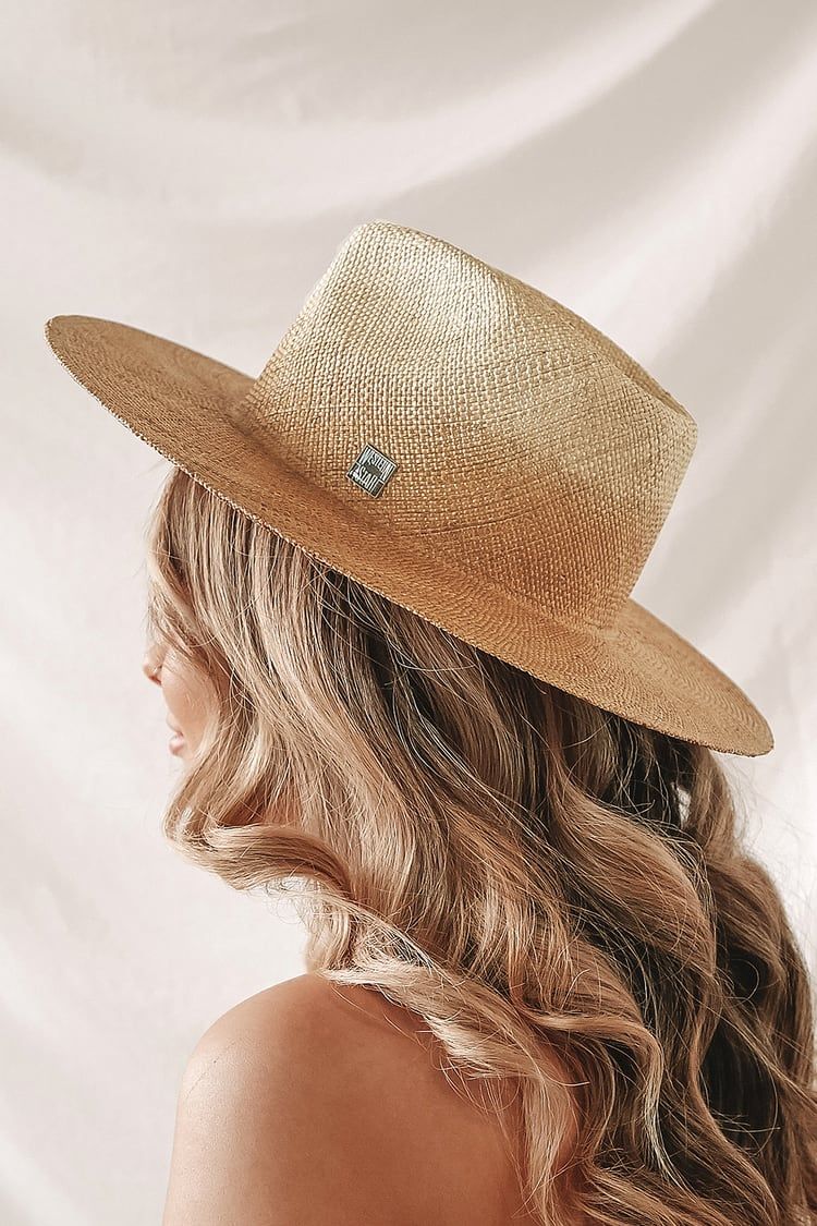 Maya Beige Ombre Straw Panama Hat | Lulus (US)