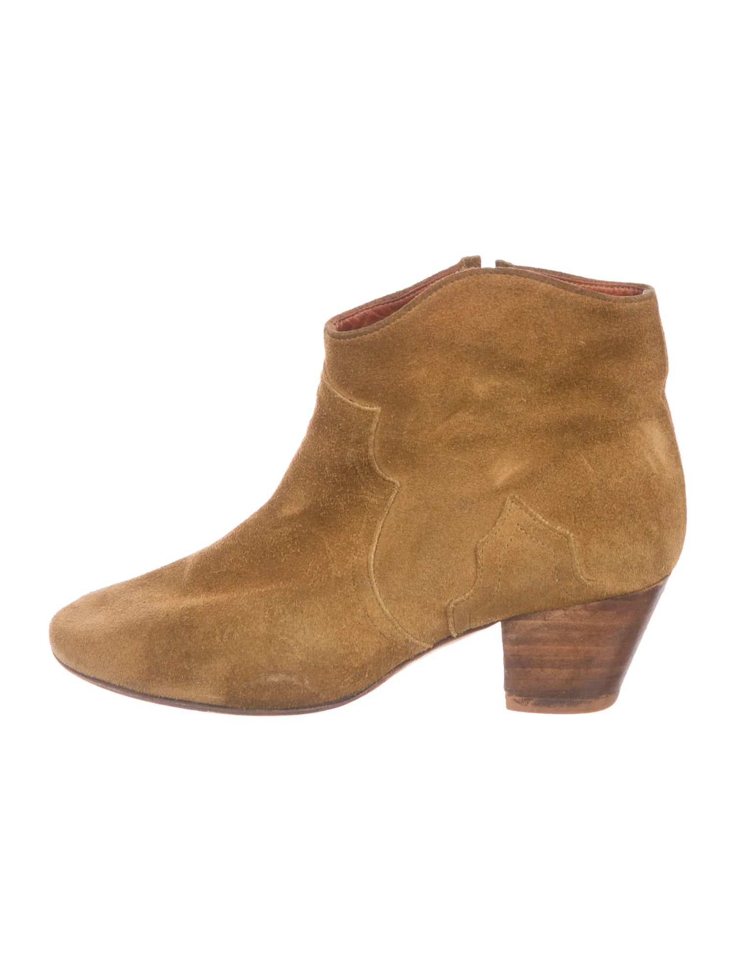 Isabel Marant Dicker Suede Ankle Boots - Shoes -
          ISA60169 | The RealReal | The RealReal