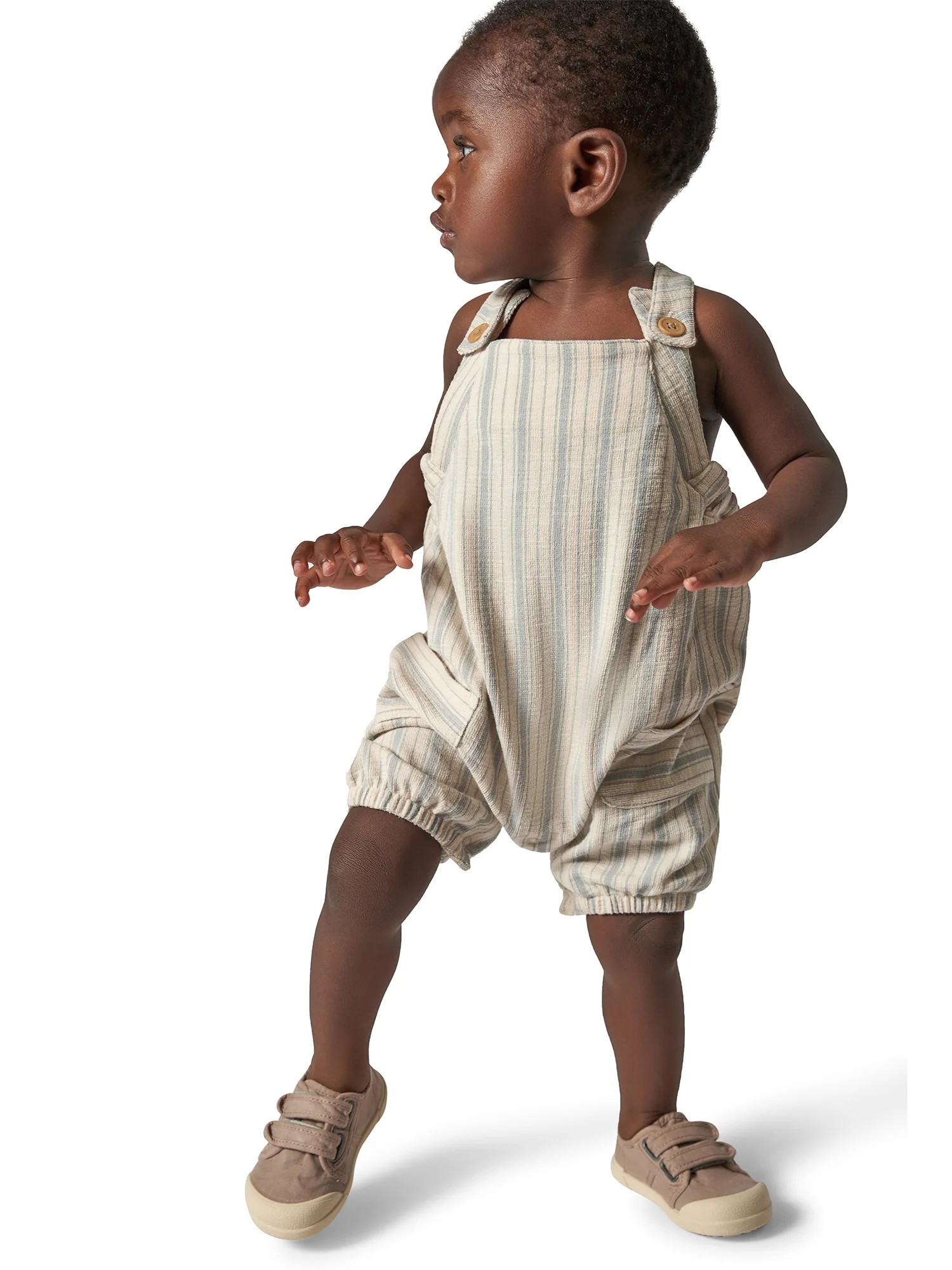 Modern Moments by Gerber Baby Boy Sleeveless Romper, Sizes 0/3 Months - 24 Months | Walmart (US)