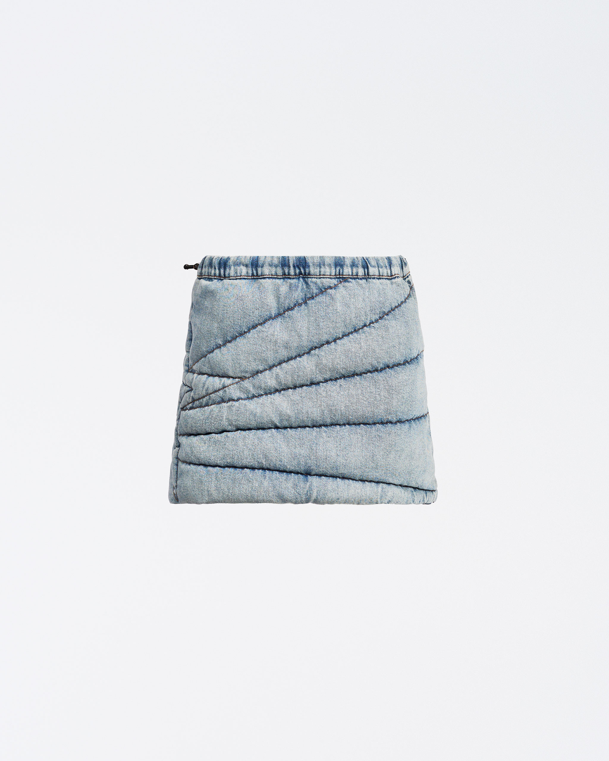 Quilted Denim Mini Skirt | Perfect Moment