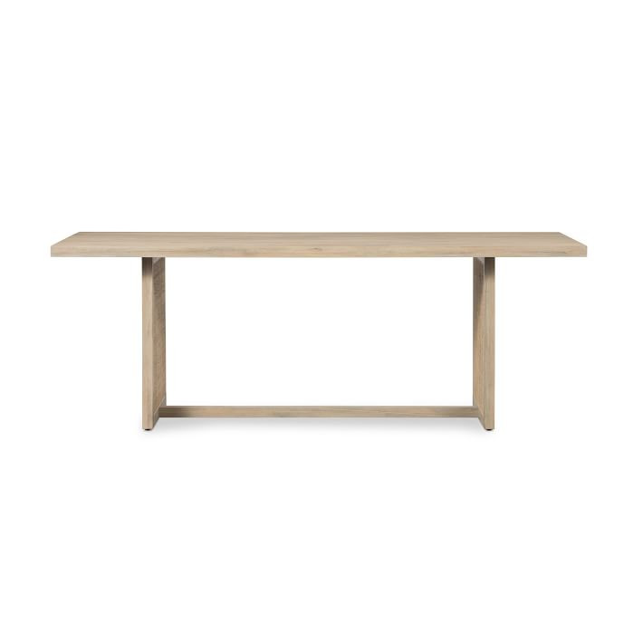 Yvette Woven Rectangle Dining Table (84") | West Elm (US)