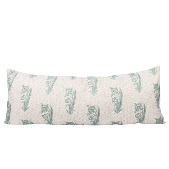 Lisa Fine Kalindi Reverse pillow cover in Teal KDRV/17 - On both sides // Designer pillow // High... | Etsy (US)