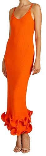 Dray Midi Knit Dress, Sun Coral, Large | Amazon (US)