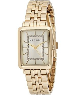 Anne Klein Women's Glitter Accented Bracelet Watch | Amazon (US)