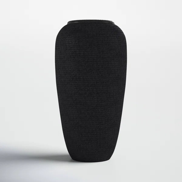 Kellie Black 12.25'' Ceramic Table Vase | Wayfair North America