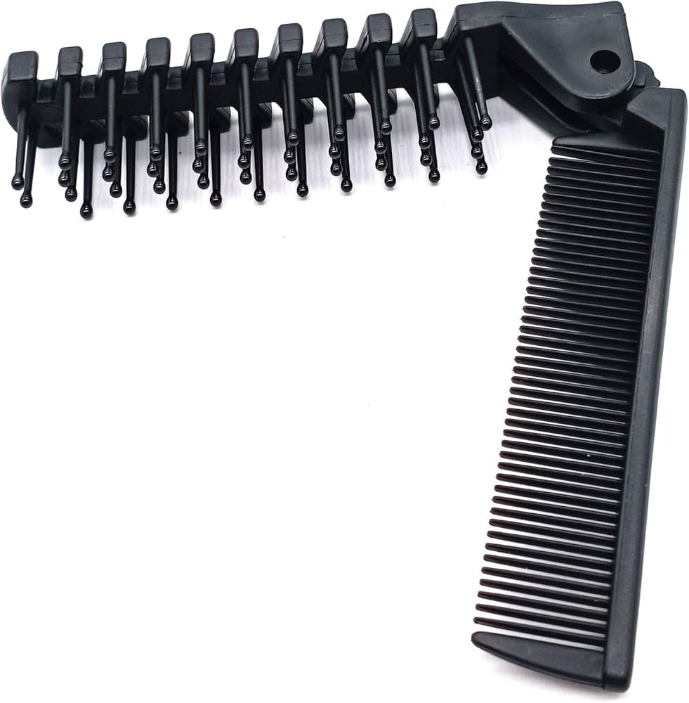 PUTYSUUN Travel Comb Brush Combo Folding Small Mini Portable Pocket Size Collapsible Foldable for... | Amazon (US)