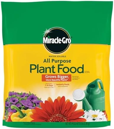 Miracle-Gro Water Soluble All Purpose Plant Food - Fertilizer For All Indoor or Outdoor Plants in... | Amazon (US)