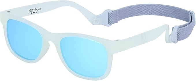 COCOSAND Flexible Baby Sunglasses with Strap Polarized UV Protection for Toddler Infant Newborn B... | Amazon (US)