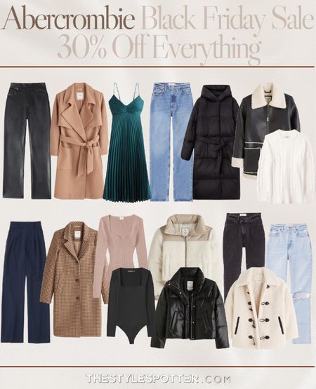 Abercrombie & Fitch Black Friday Sale Alert 🚨 
Save 30% sitewide at Abercrombie & Fitch. Including their favorite jeans, leather pants, jackets and more. Not only is the selection great in the sale, most sizes are in stock! No code needed.
Shop the top picks 👇🏼 



#LTKCyberweek #LTKHoliday #LTKGiftGuide