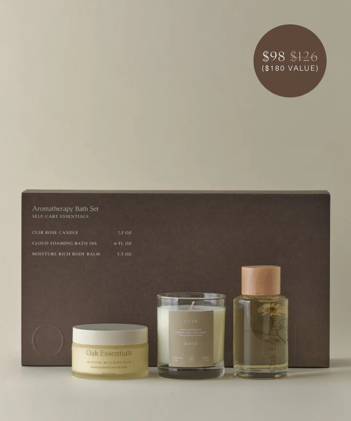 Aromatherapy Bath Set | Oak Essentials