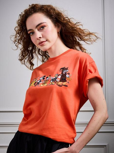 Disney Mickey Mouse & Friends Halloween Costumes Embroidered Women's T-Shirt - BoxLunch Exclusive | BoxLunch