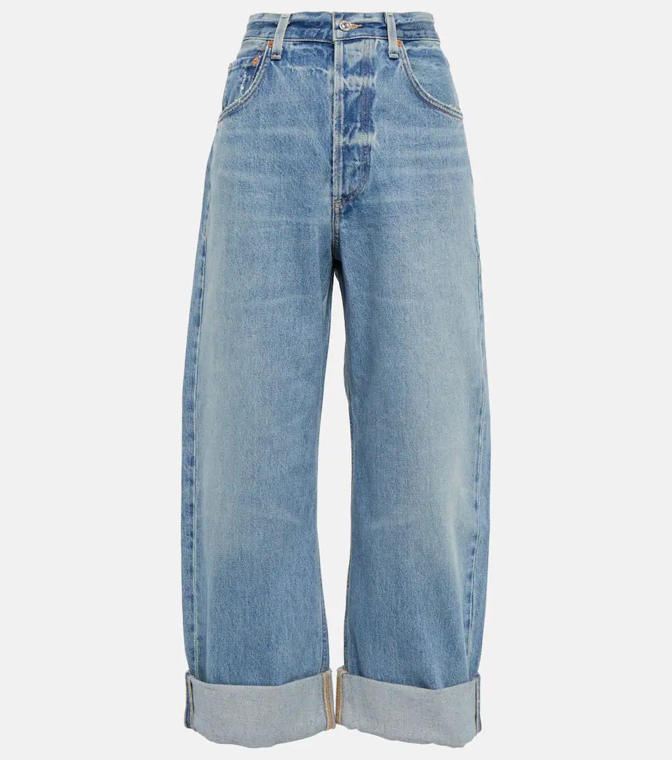 Ayla mid-rise cropped wide-leg jeans | Mytheresa (UK)
