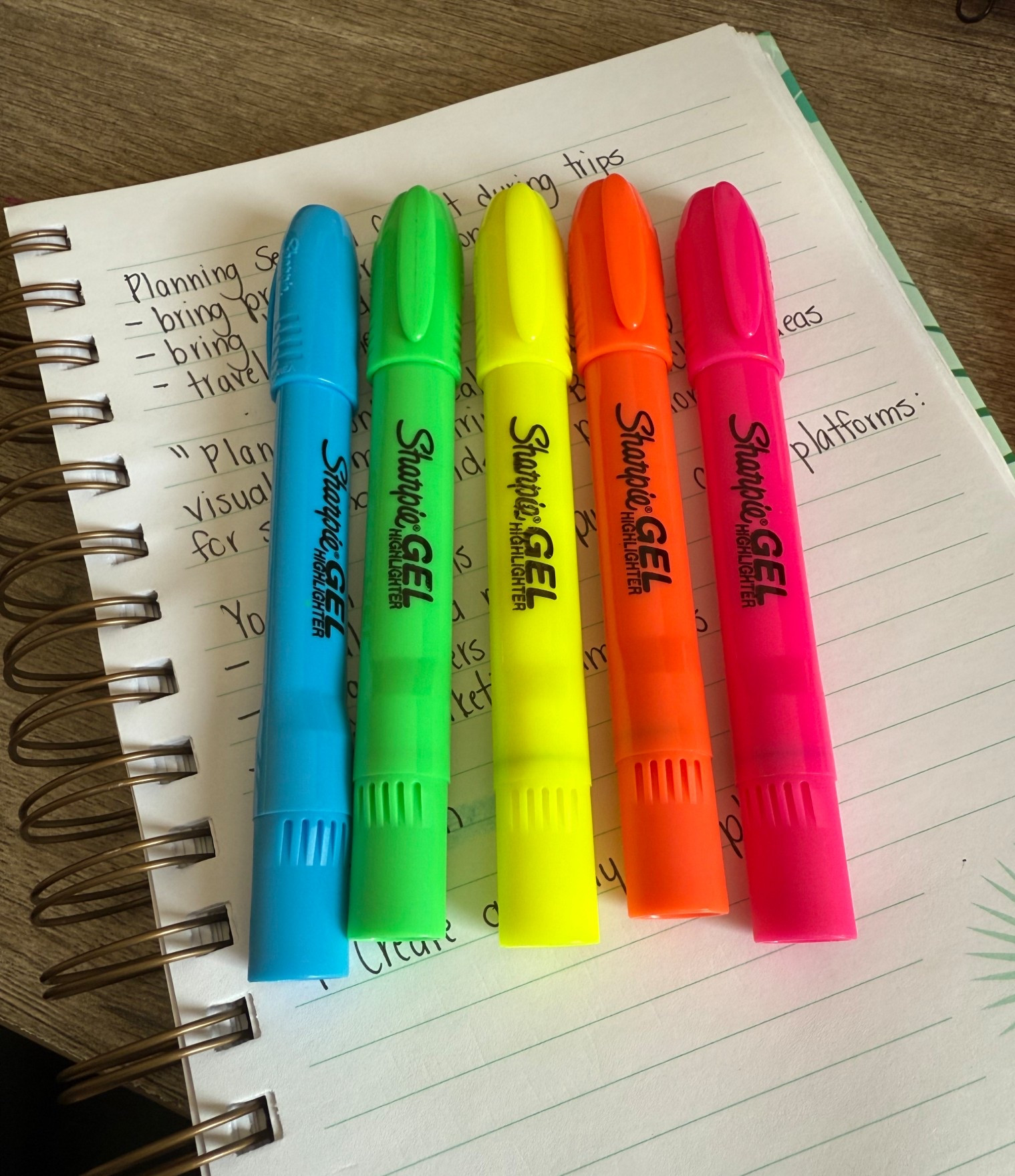 Gel highlighters are so cool! 