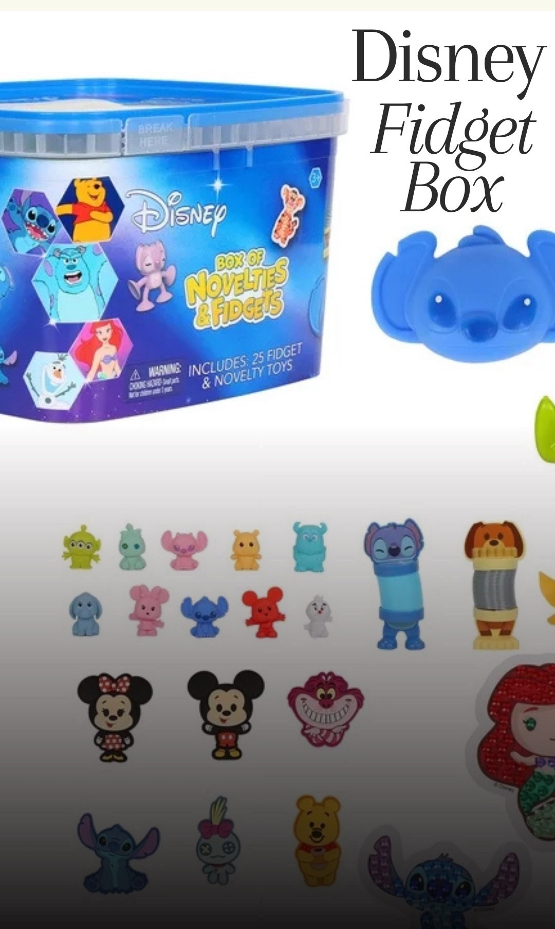 Disney Fidget Box
I will 100% be getting this set for my Disney obsessed Disney princess (Asd) daughter.

#LTKdayinmylife #LTKKids #LTKmomlife