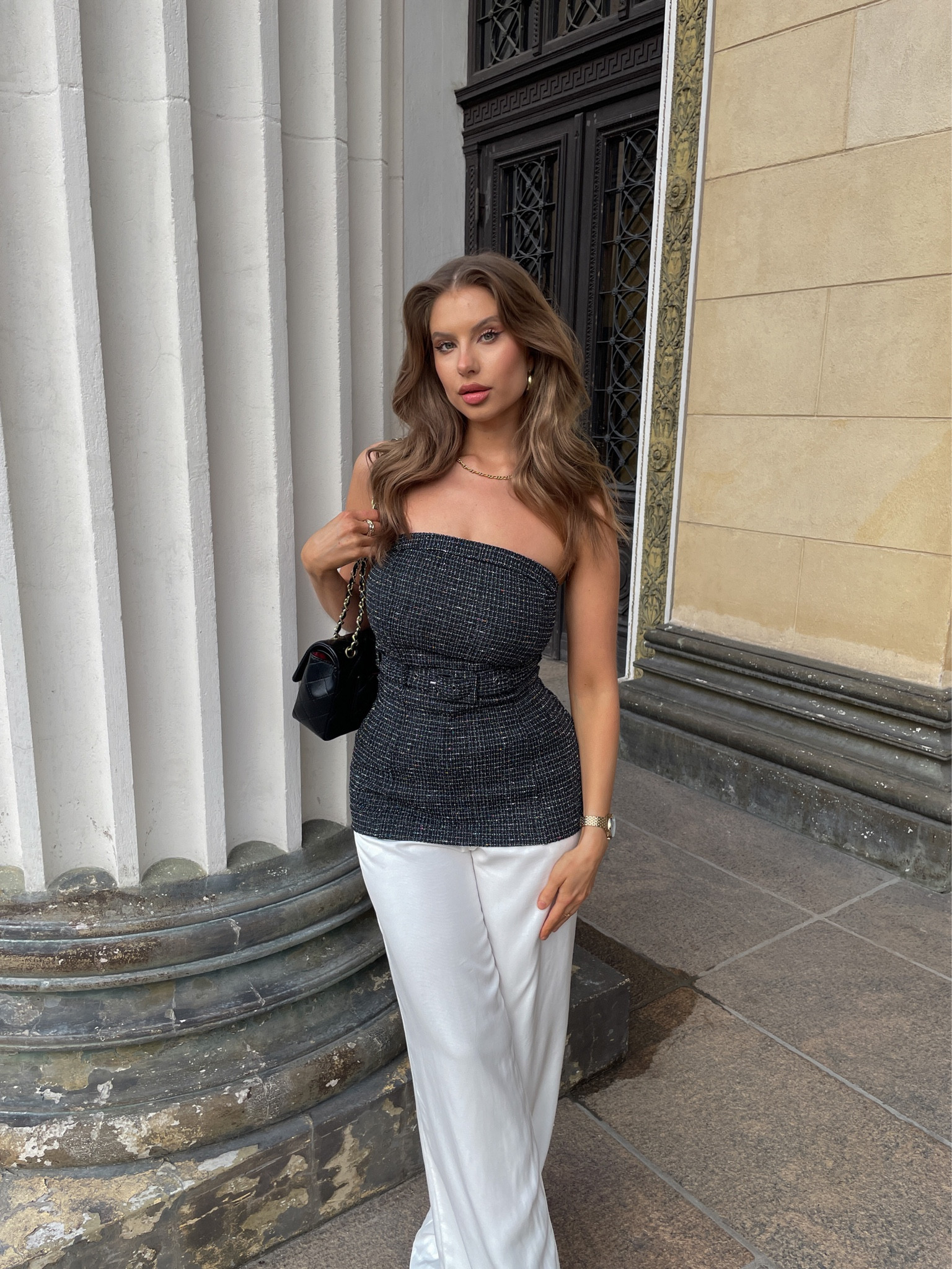 Minimal look, outfit, White pants, elegant spring outfit, White wide leg pants, suit pants, massimo dutti, old money style, old money fashion, scandinavian style, work outfit, Revolve

#LTKstyletip #LTKeurope #LTKFind