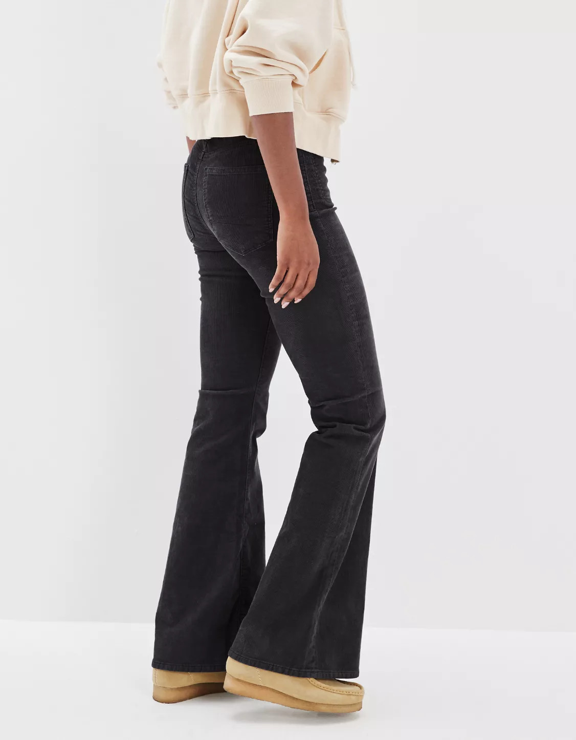 AE Stretch Corduroy Super High-Waisted Flare Pant | American Eagle Outfitters (US & CA)