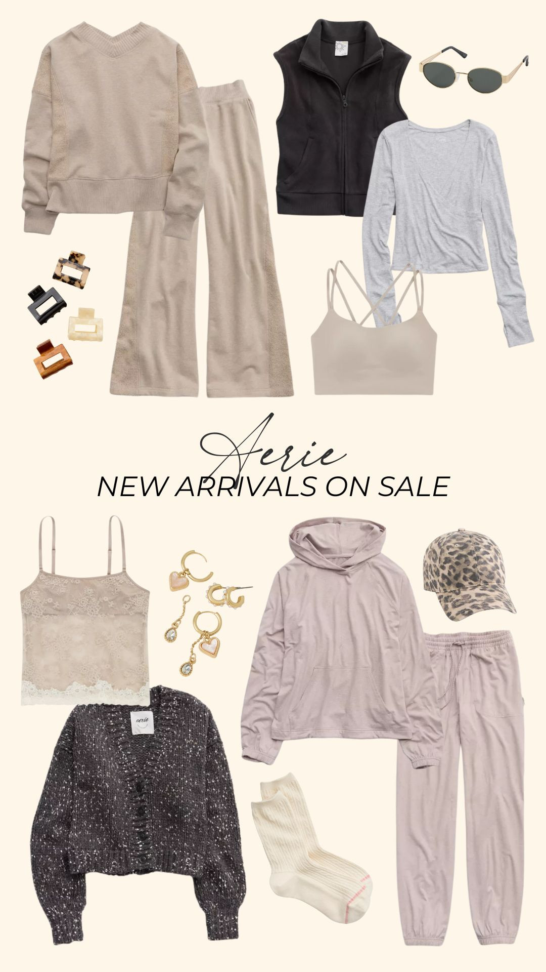 new arrivals on sale from aerie 🩶


sale alert, watchnow, winter fashion, finds under 50, loungewear, matching set, accessories, gifts for her, michele jaliene 

 #LTKSeasonal #LTKSaleAlert #LTKFindsUnder100