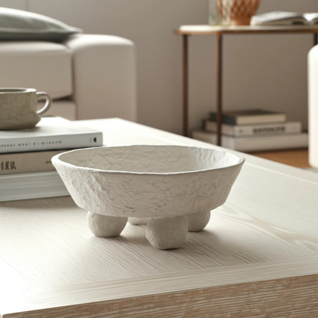 Decorative Bowl With Triple-Sphere Feet Base - Modern Home Decor Bowl For Entryway, Console Table... | Wayfair North America