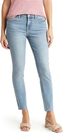 7 For All Mankind Gwenevre Squiggle Ankle Crop Skinny Jeans | Nordstromrack | Nordstrom Rack