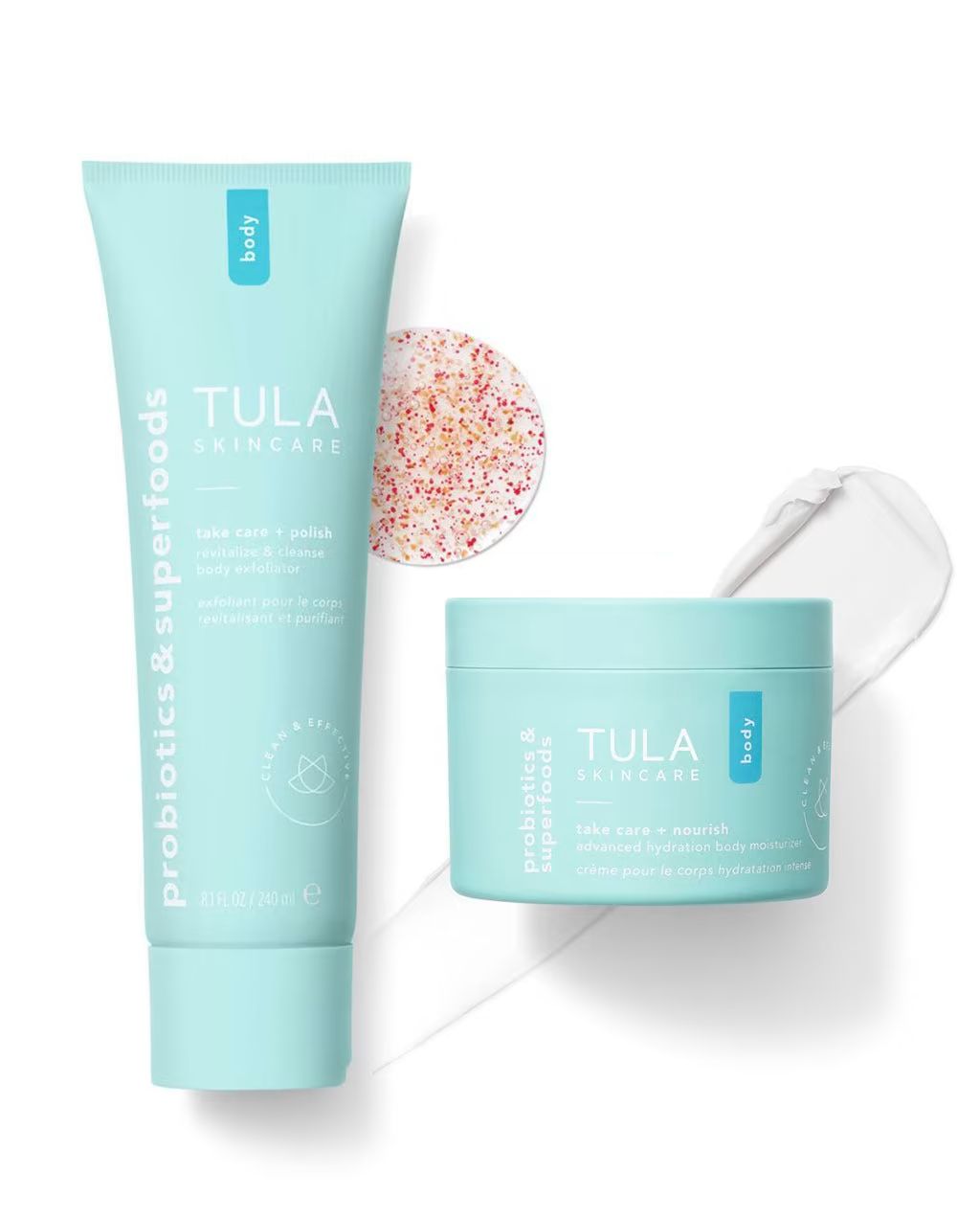 nourishing & exfoliating body skincare kit | Tula Skincare