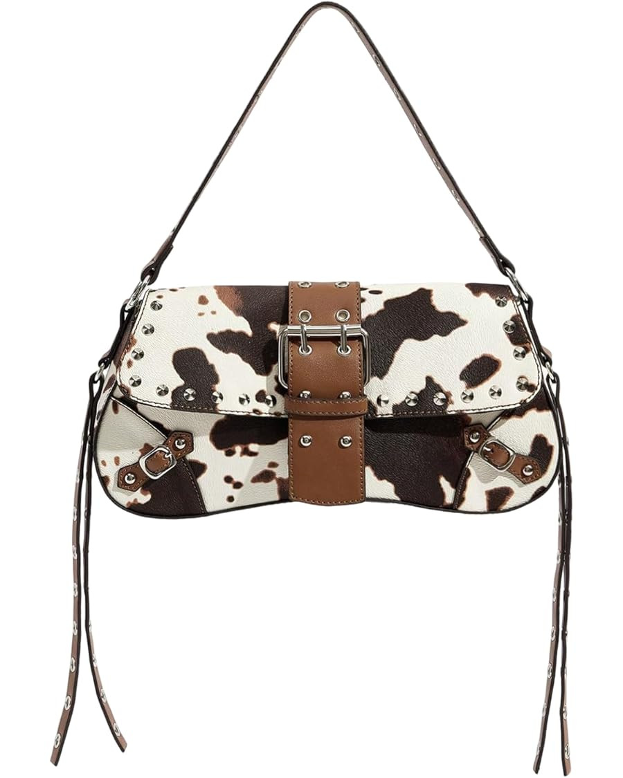 MakeMeChic Women's Shoulder Bags Y2K PU Leather Clutch Small Purse Hobo Bags | Amazon (US)