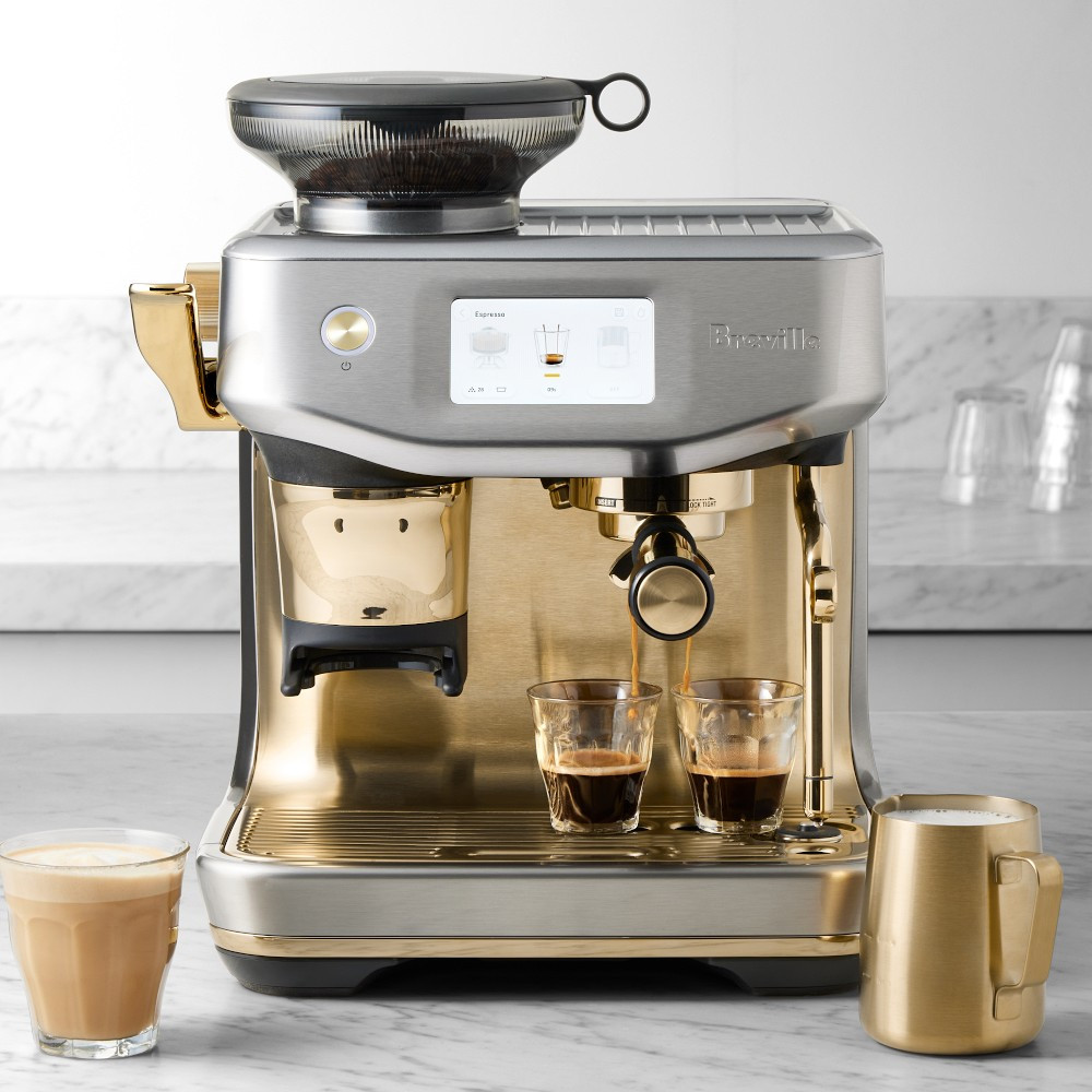 Breville Barista Touch™ Impress Espresso Machine Brass Collection | Williams-Sonoma