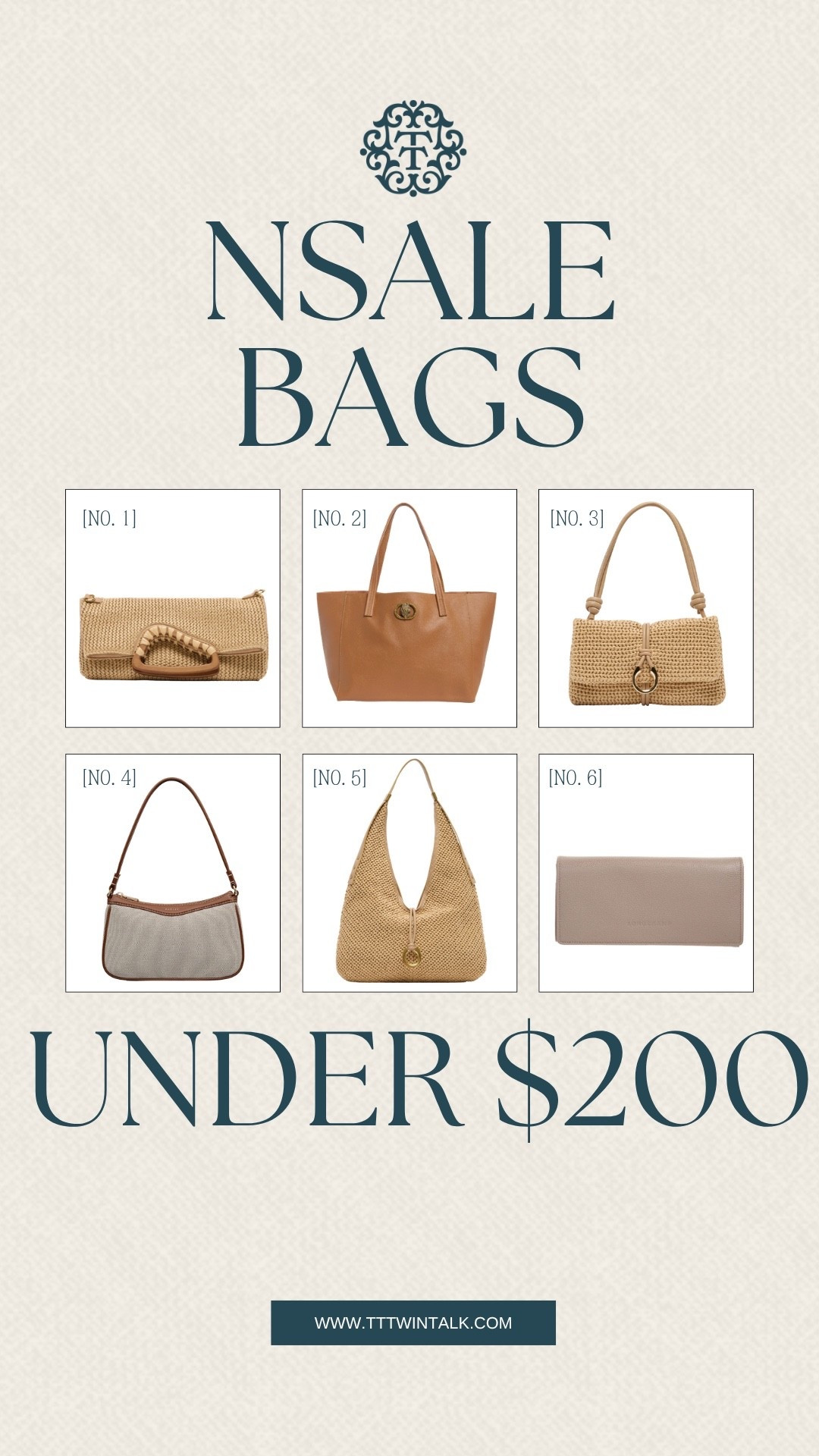 The Nordstrom Anniversary Sale has so many beautiful bags that are worth adding to your wishlist. From woven shoulder bags to spacious totes and sleek wallets, these picks are all under $200 and easy to style year-round. Their neutral tones and timeless designs make them staples you'll reach for season after season.

#LTKSaleAlert #LTKSeasonal #LTKBeauty
