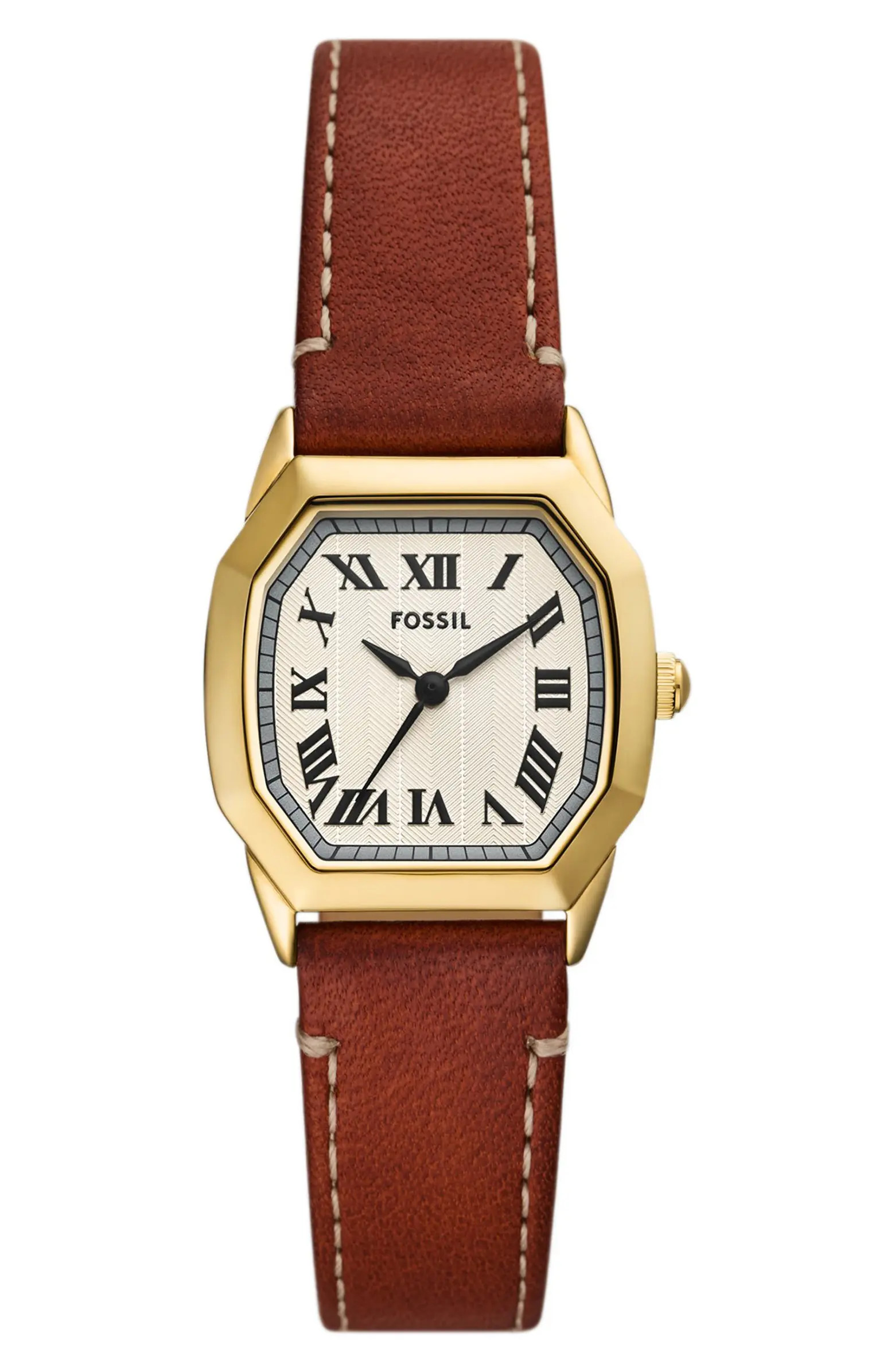 Harlow Leather Strap Watch, 27mm | Nordstrom
