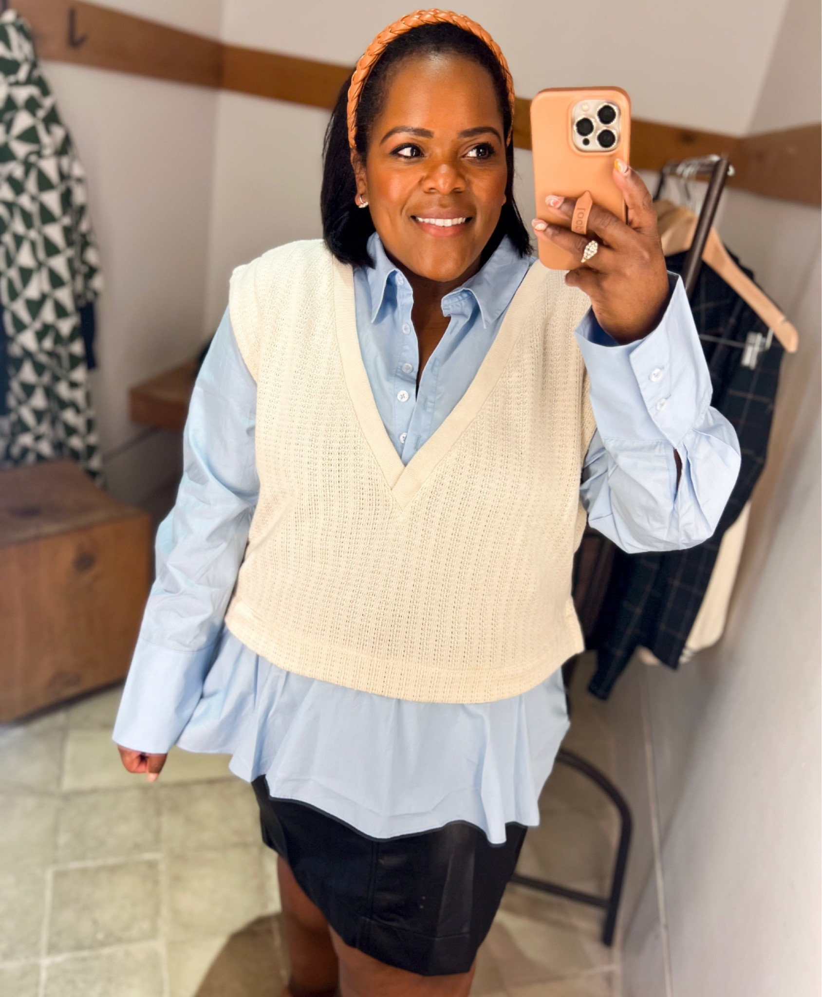 Layered looks / Fall Inspo / Fall outfits / Workwear / Anthropologie / Blouse / Tops / Vest

@leliassoutherncharm 

#LTKSeasonal #LTKworkwear #LTKmidsize