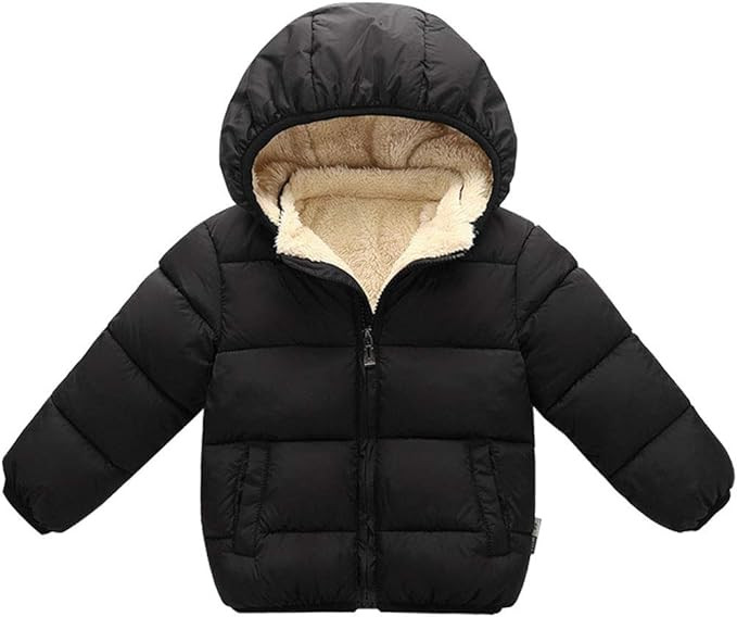 Baby Boys Girls Toddlers Winter Coats Puffer Jacket Hooded Down Snow Jacket Coat Outerwear | Amazon (US)