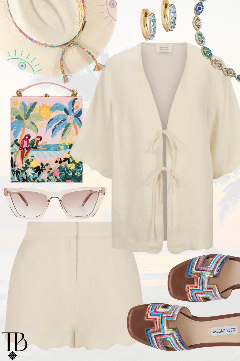 Light, airy, and vacation-ready ☀️🌴 Soft neutrals paired with playful accessories make this the perfect look for beach dinners, island strolls, or sunny getaways. Effortless, chic, and timeless.

 

 #LTKdayinmylife #LTKootd #LTKTravel