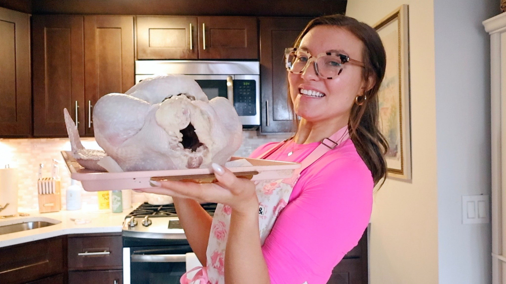 Outfit worn during my Thanksgiving vlog☺️ such a cozy hot pink outfit (plus similar LSF aprons!)

#LTKFindsUnder50 #LTKFindsUnder100 #LTKSeasonal