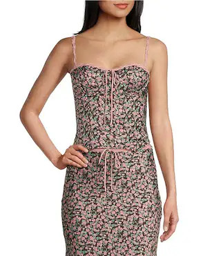 NIAPauline Corset Sweetheart Sleeveless Coordinating Top | Dillard's