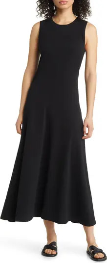 Sleeveless Cotton Blend Dress | Nordstrom