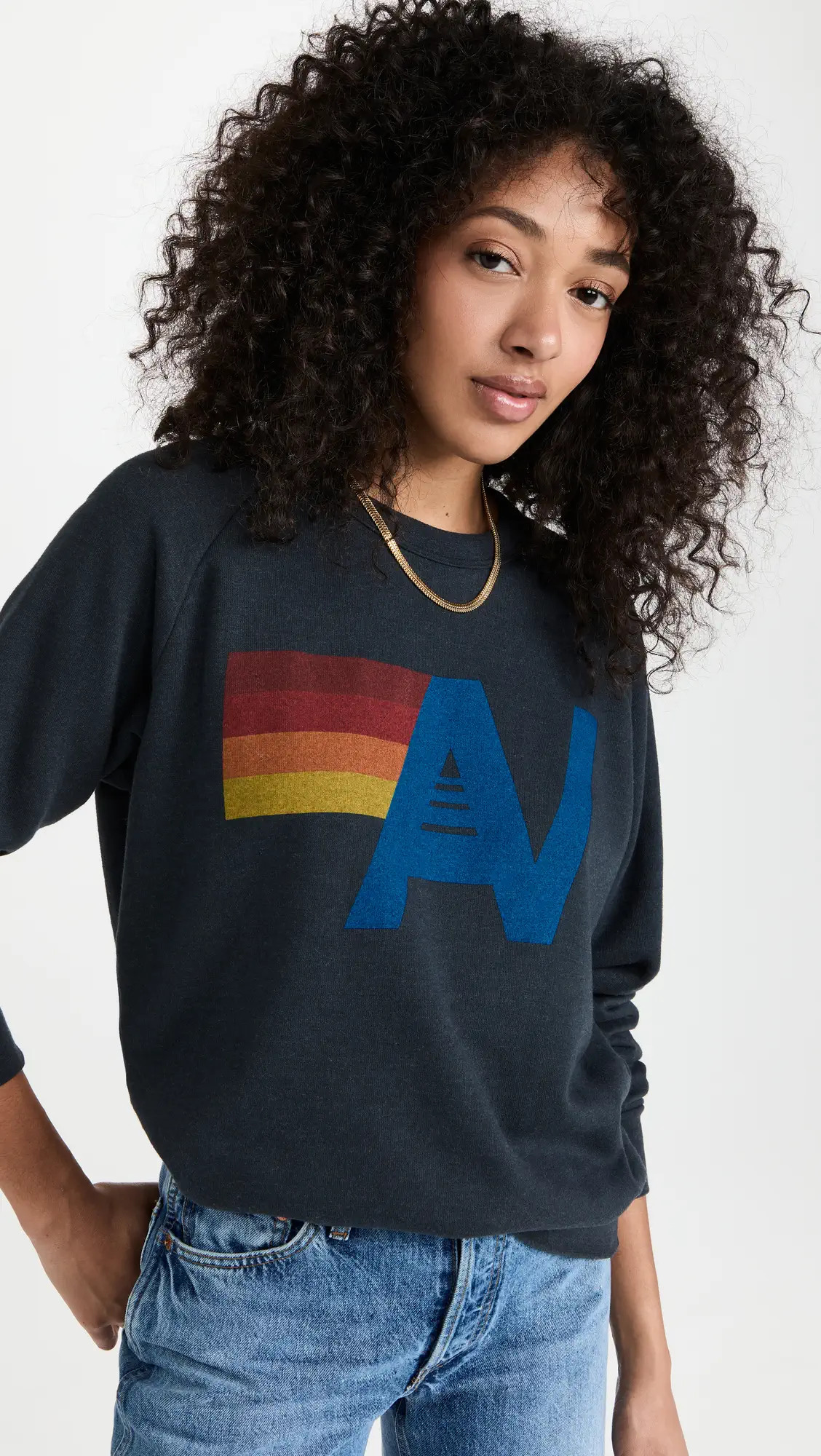 Aviator Nation Logo Crew Sweatshirt | Shopbop | Shopbop